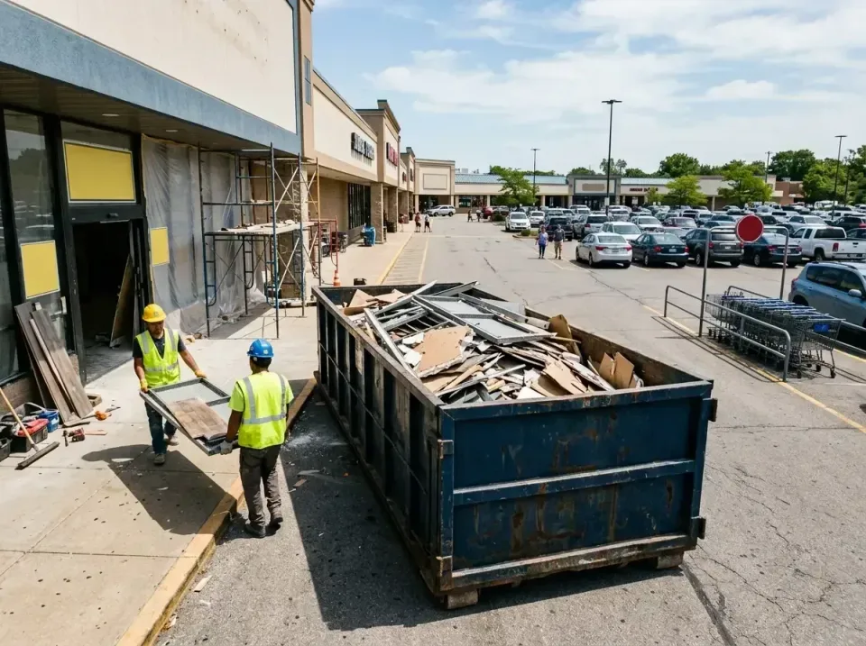 retail-store-renovation-debris-003 — frequently asked questions, Roll-off Dumpster Rentals in Flossmoor, IL